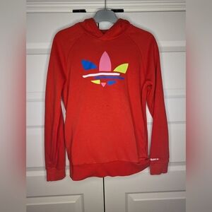 adidas Boys L Red Hoodie Long Sleeve - See Details